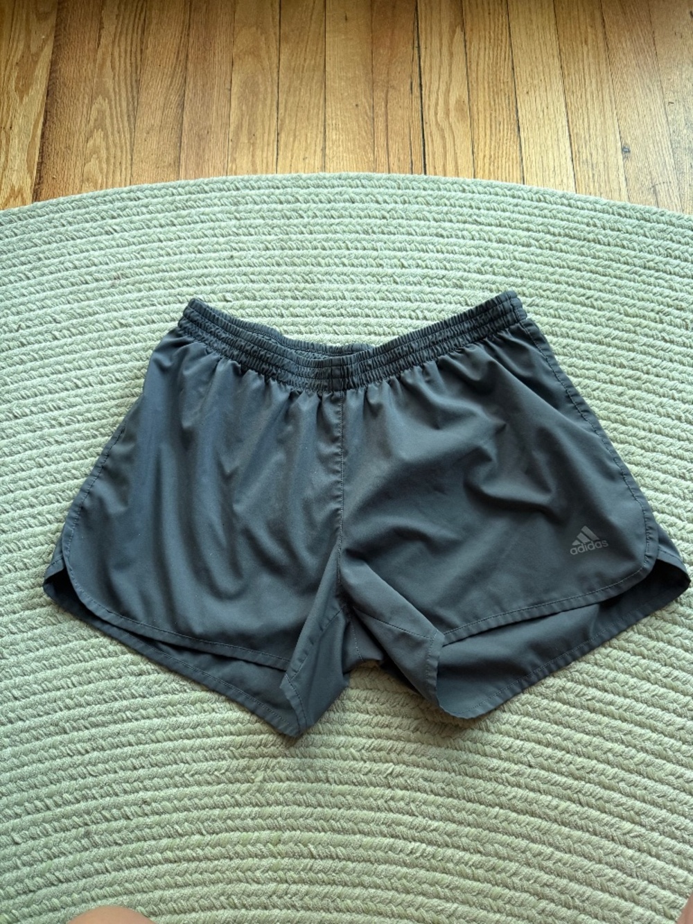 Adidas large gray athletic shorts